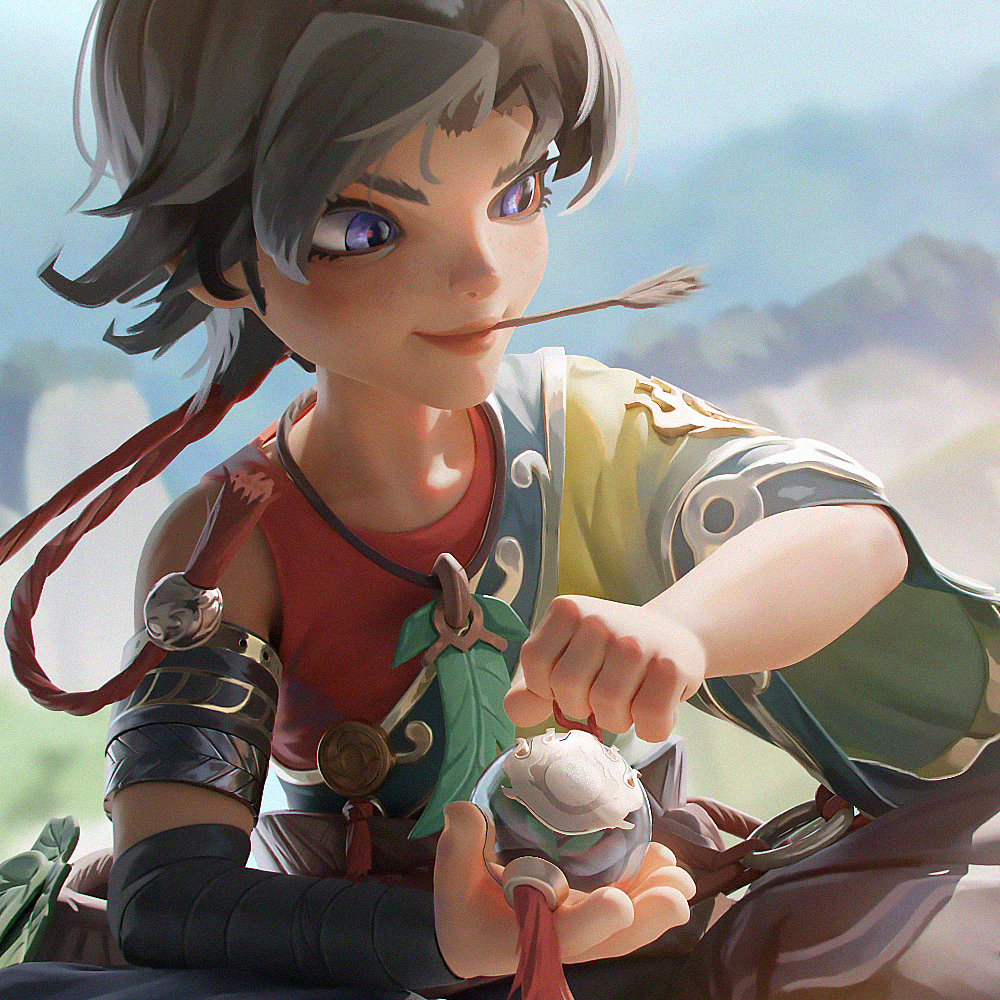 桑柘川·东风动百物（图ZMzIyNDQ1NDMy） - 商业插画 - 站酷设计师Aibeeeee原创素材 - 站酷ZCOOL