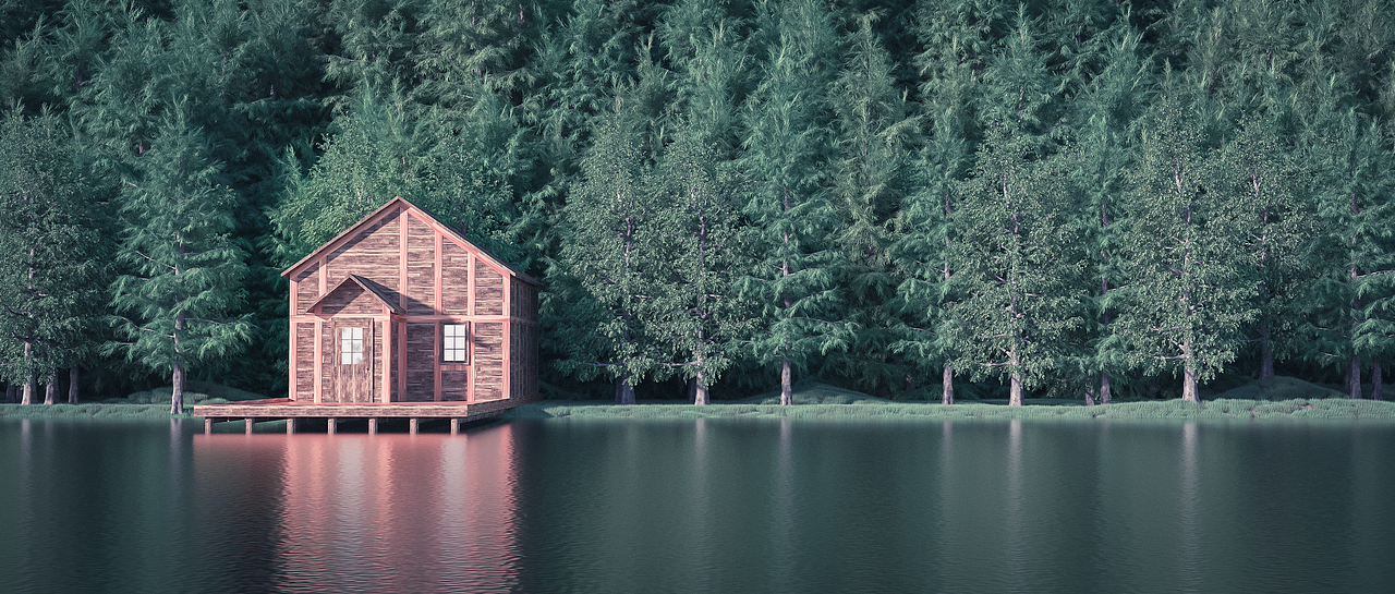 三维场景渲染图