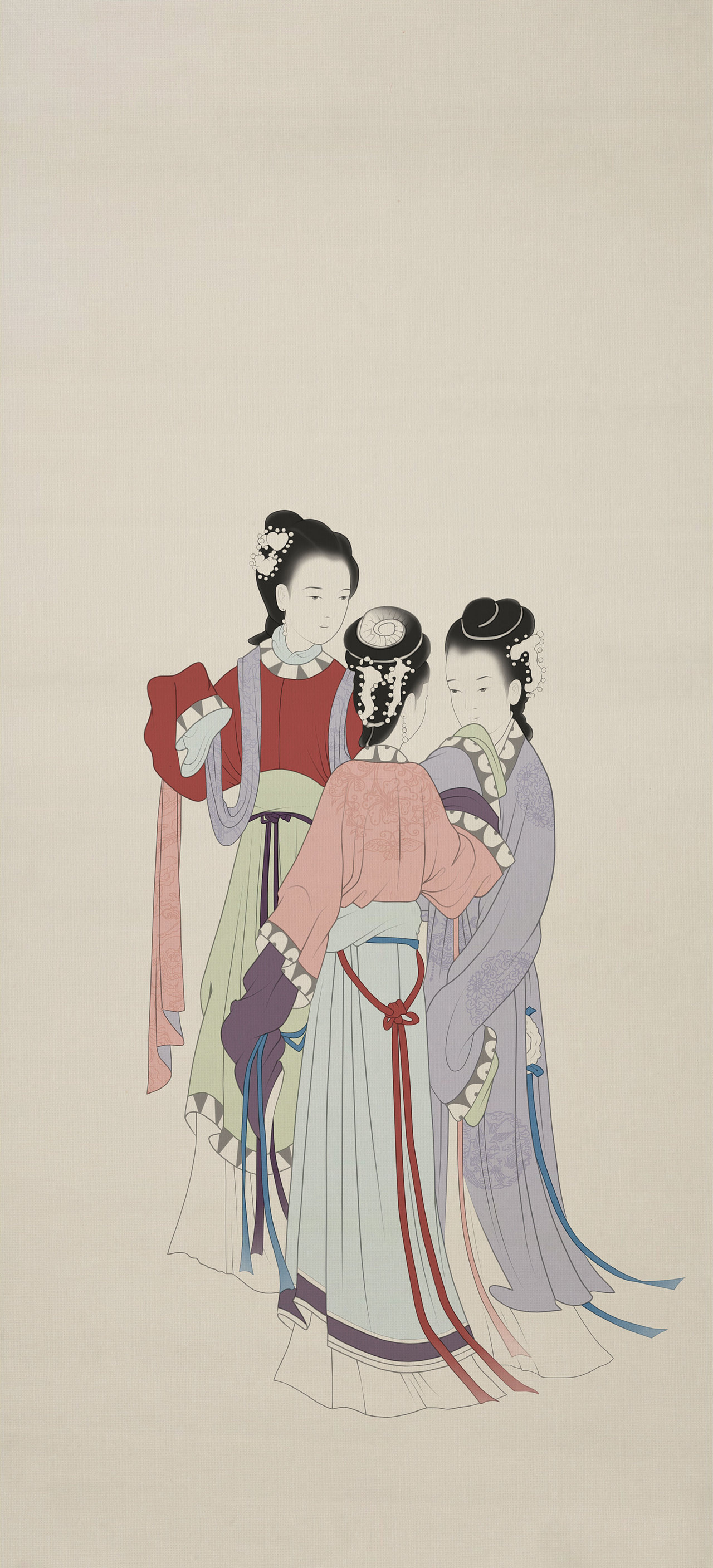 11举报22分享原创作品纯艺术绘画仕女图工笔画手绘人物画插画国风插画