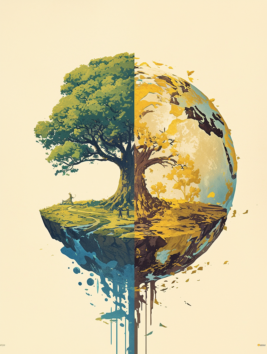 世界地球日海报