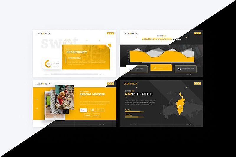 66页建筑建设工地施工展示总结分析报告国外PPT模板