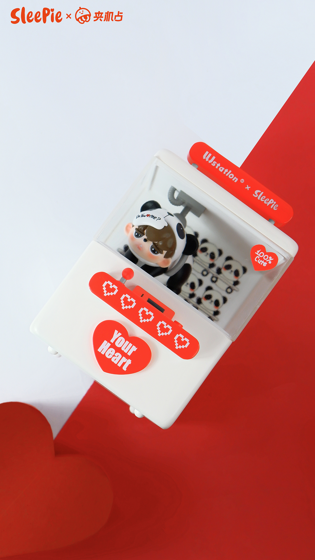 潮玩IP设计丨SLEEPIE×夹机占娃娃机-限量款大娃