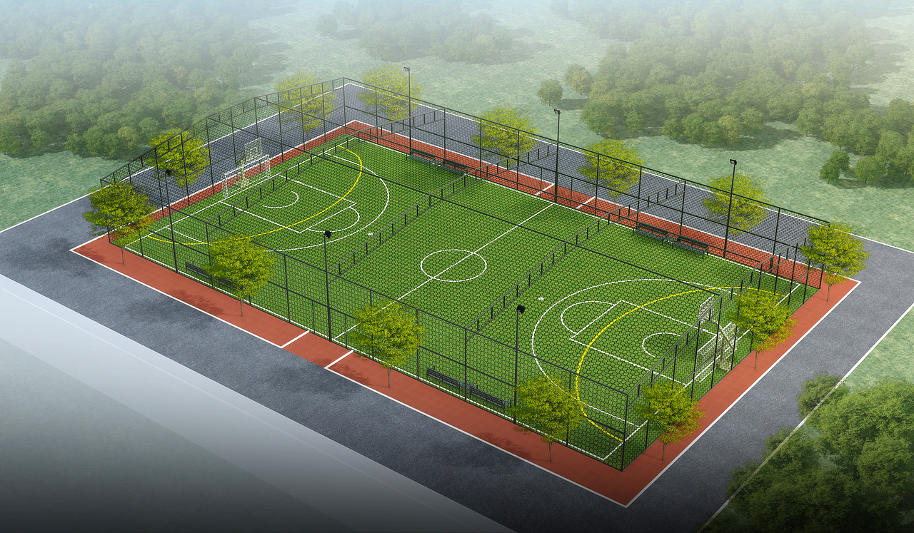 各种体育场效果图设计制作