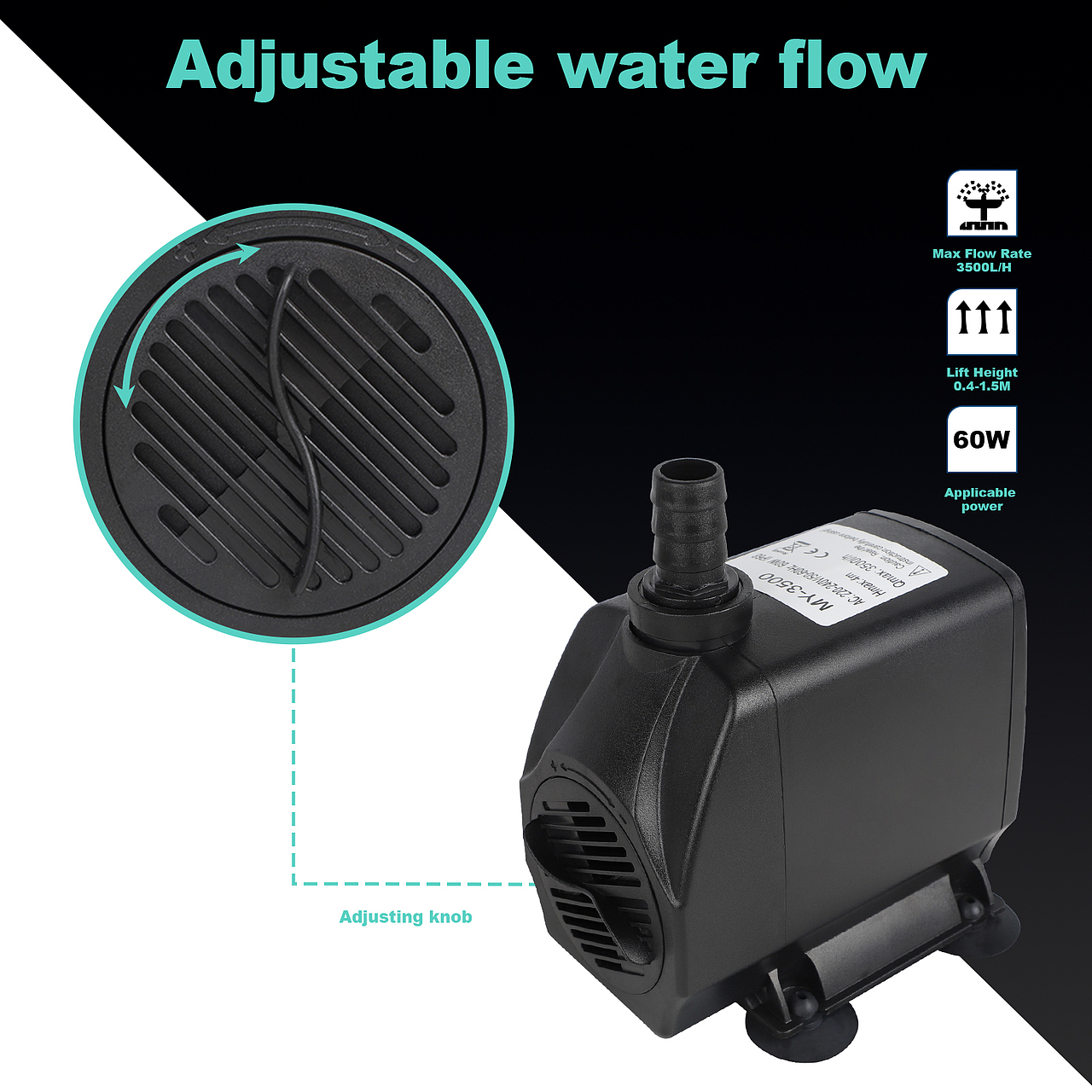 侧吸潜水泵丨亚马逊主图（图ZMzU5MTA4MDU2） - 电商 - 站酷设计师潮客超原创素材 - 站酷ZCOOL