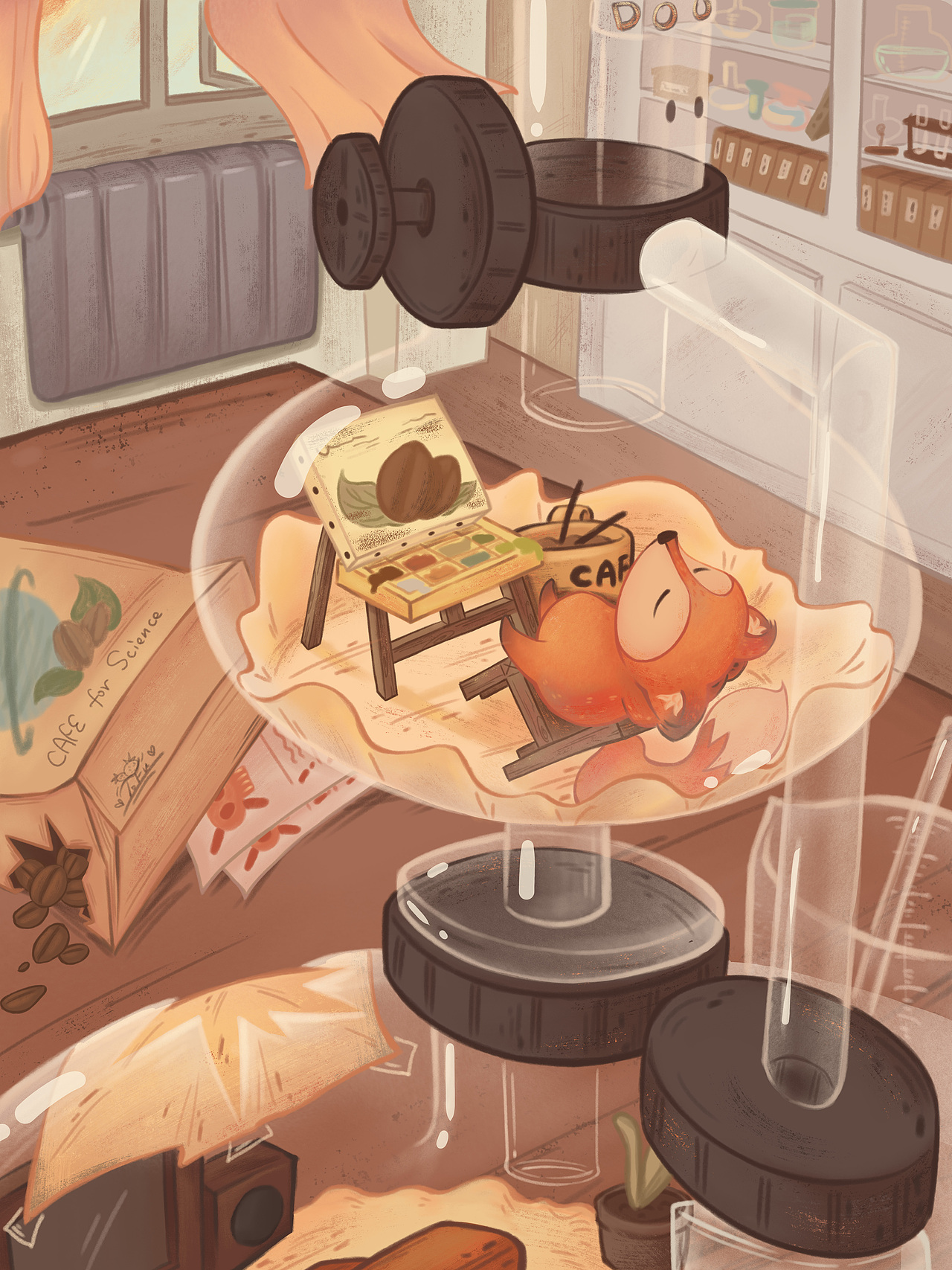 咖啡脑科学家的牺牲