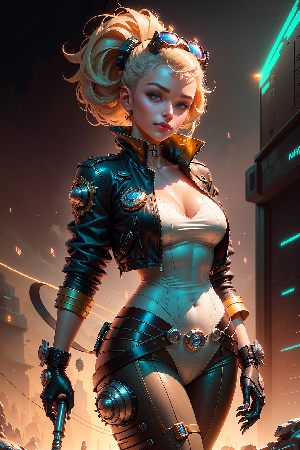 AIGC_朋克风角色02（图ZMzM5NDkyMjg4） - 艺术插画 - 站酷设计师寻找八大原创素材 - 站酷ZCOOL