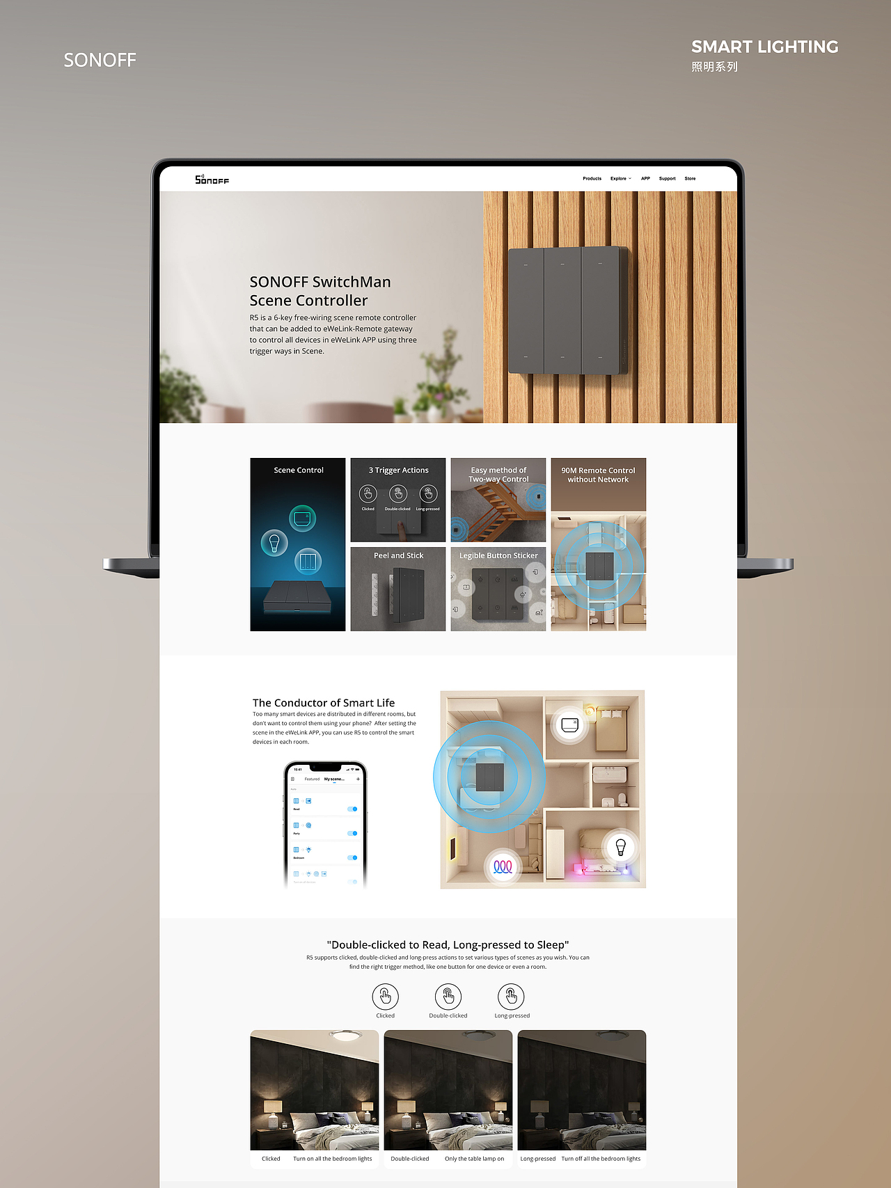 智能家居产品详情页