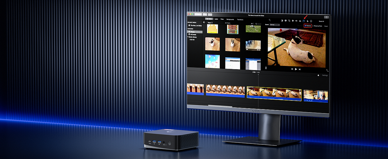 Mini PC迷你PC桌面电脑主机产品渲染选集3