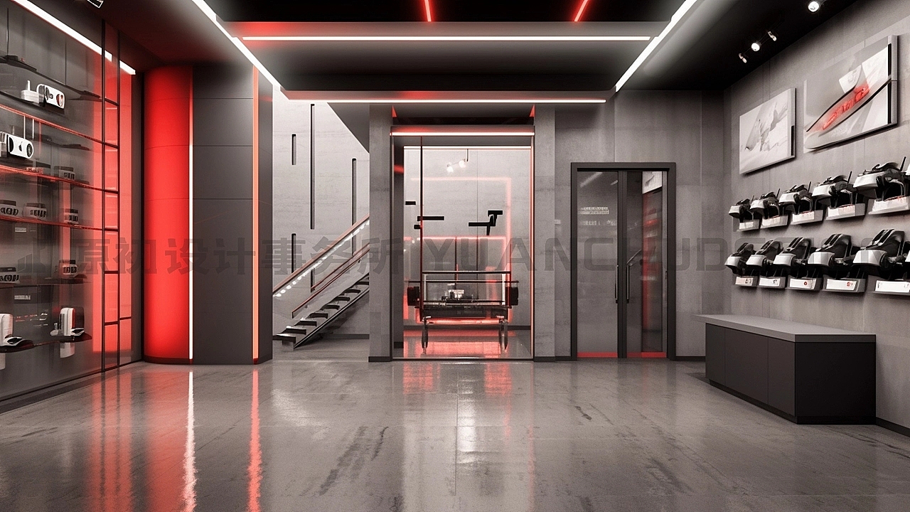 坐标厦门📍店面装修设计｜健身房健身中心瑜伽店（图ZMzYyOTE1ODc2） - 商业空间设计 - 站酷设计师葉文濤VictorYeh原创素材 - 站酷ZCOOL