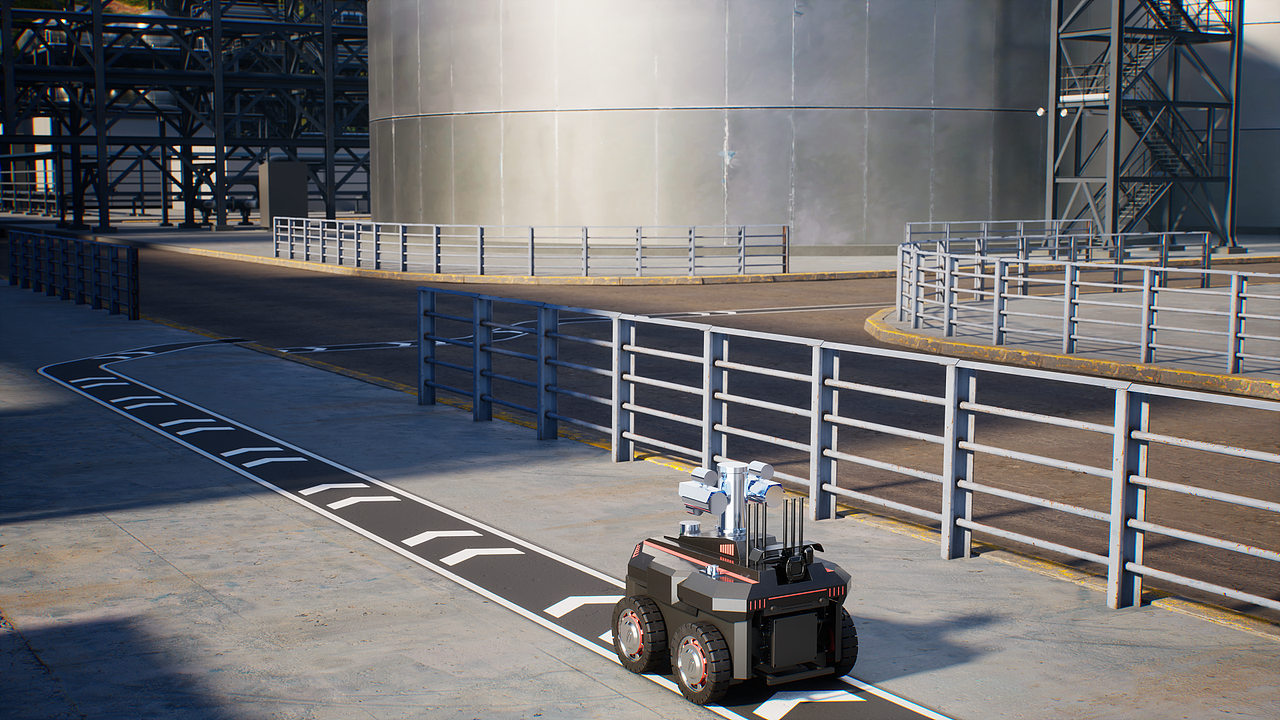 七腾防爆化工轮式巡检机器人高性能版（图ZMzU1OTA2OTYw） - 工业用品/机械 - 站酷设计师七腾设计中心原创素材 - 站酷ZCOOL