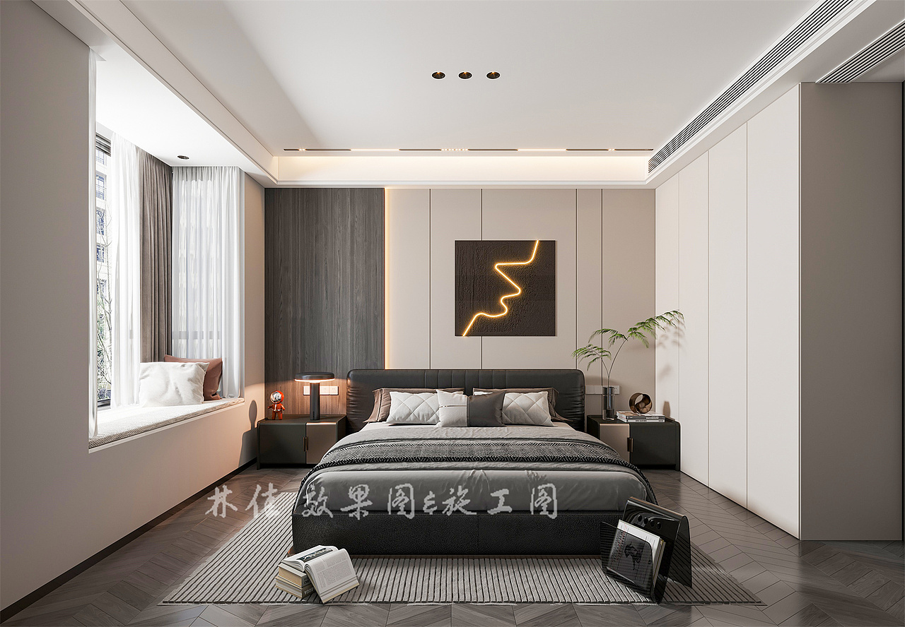 意式轻奢别墅||暗色调住宅,满满的高级感