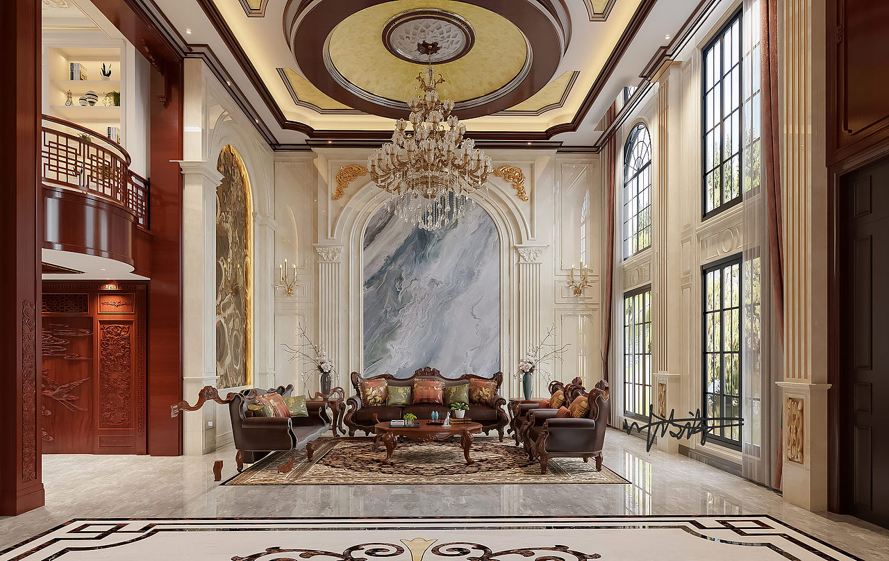 美式别墅设计|沉稳与大气的美式之家