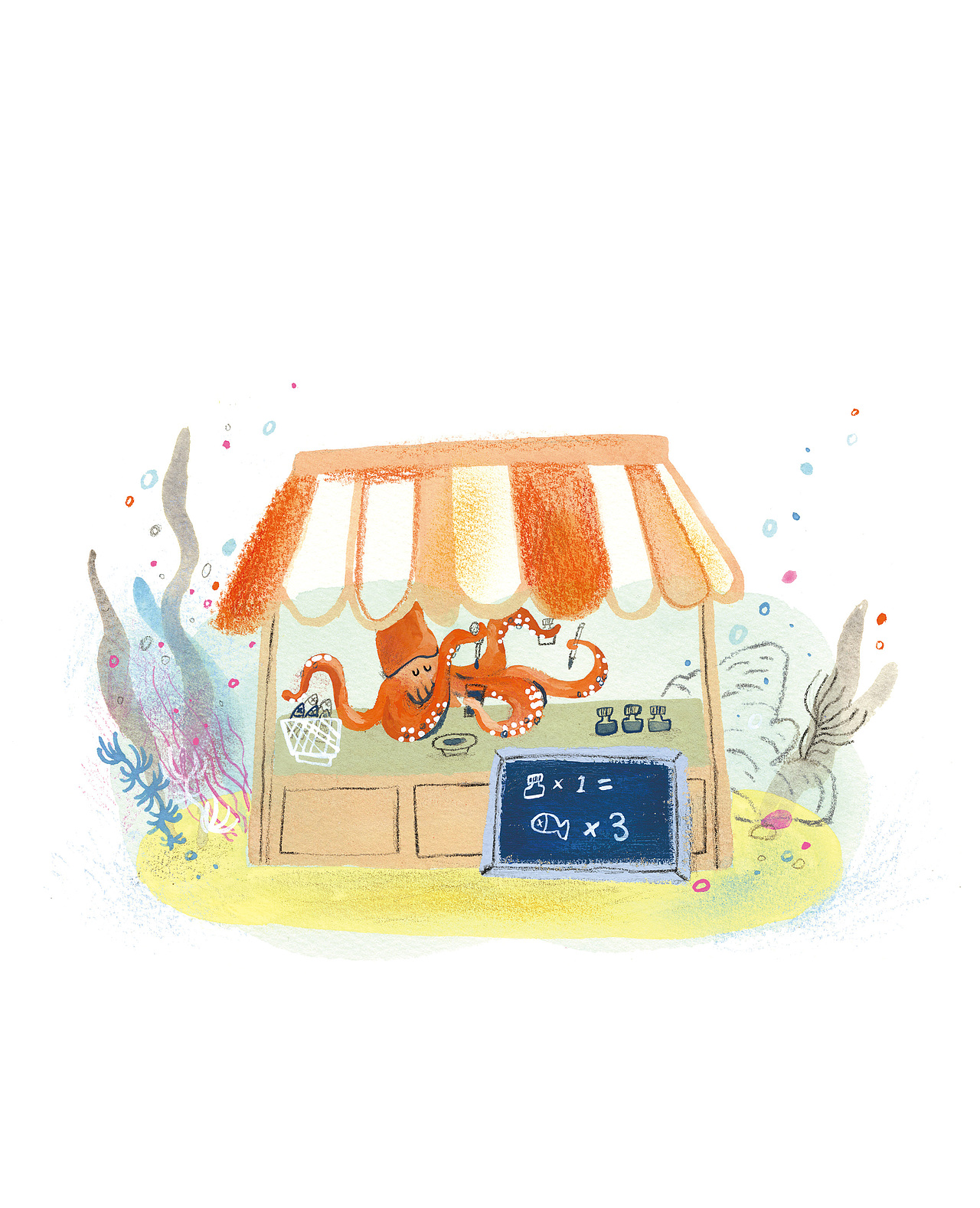 《小号童诗·动物园》插画创作