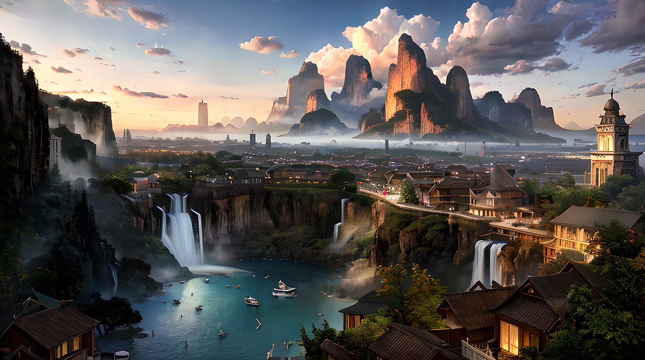 宏大的中国CG场景（图ZMzM4NDU0NjI4） - 绘画 - 站酷设计师szw2698原创素材 - 站酷ZCOOL