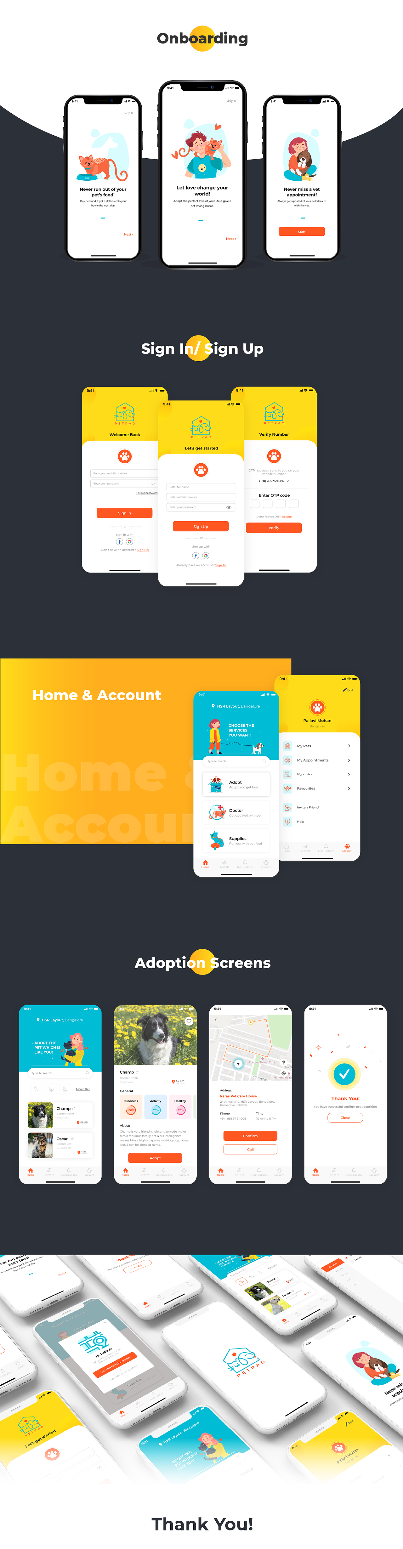 Pet App Care - UI/UX Case Study（图ZMzM3ODQ4OTcy） - 交互/UE - 站酷设计师pals1993原创素材 - 站酷ZCOOL