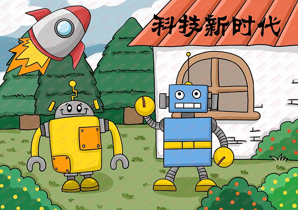 中小学生电脑绘画作品创作制作（图ZMzA5NTEwMTYw） - 儿童插画 - 站酷设计师sucaionline2020原创素材 - 站酷ZCOOL