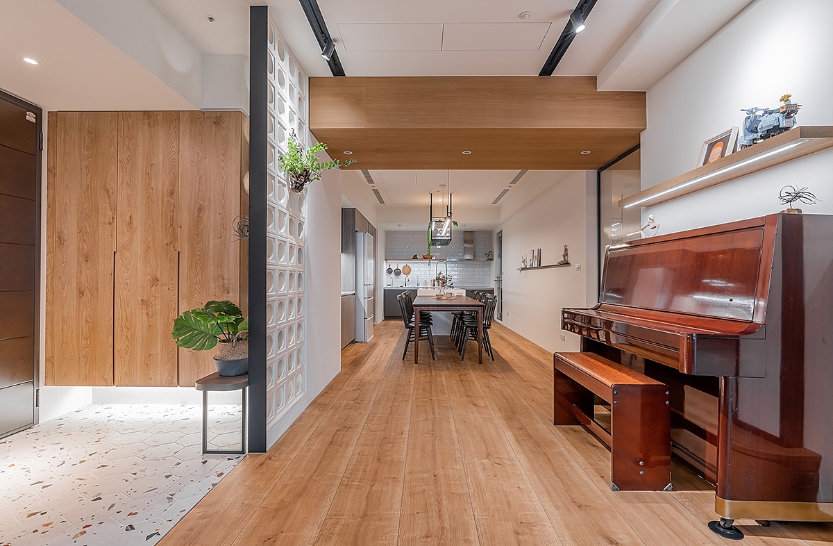 家装设计案例鉴赏——现代简约风原木温润景观宅