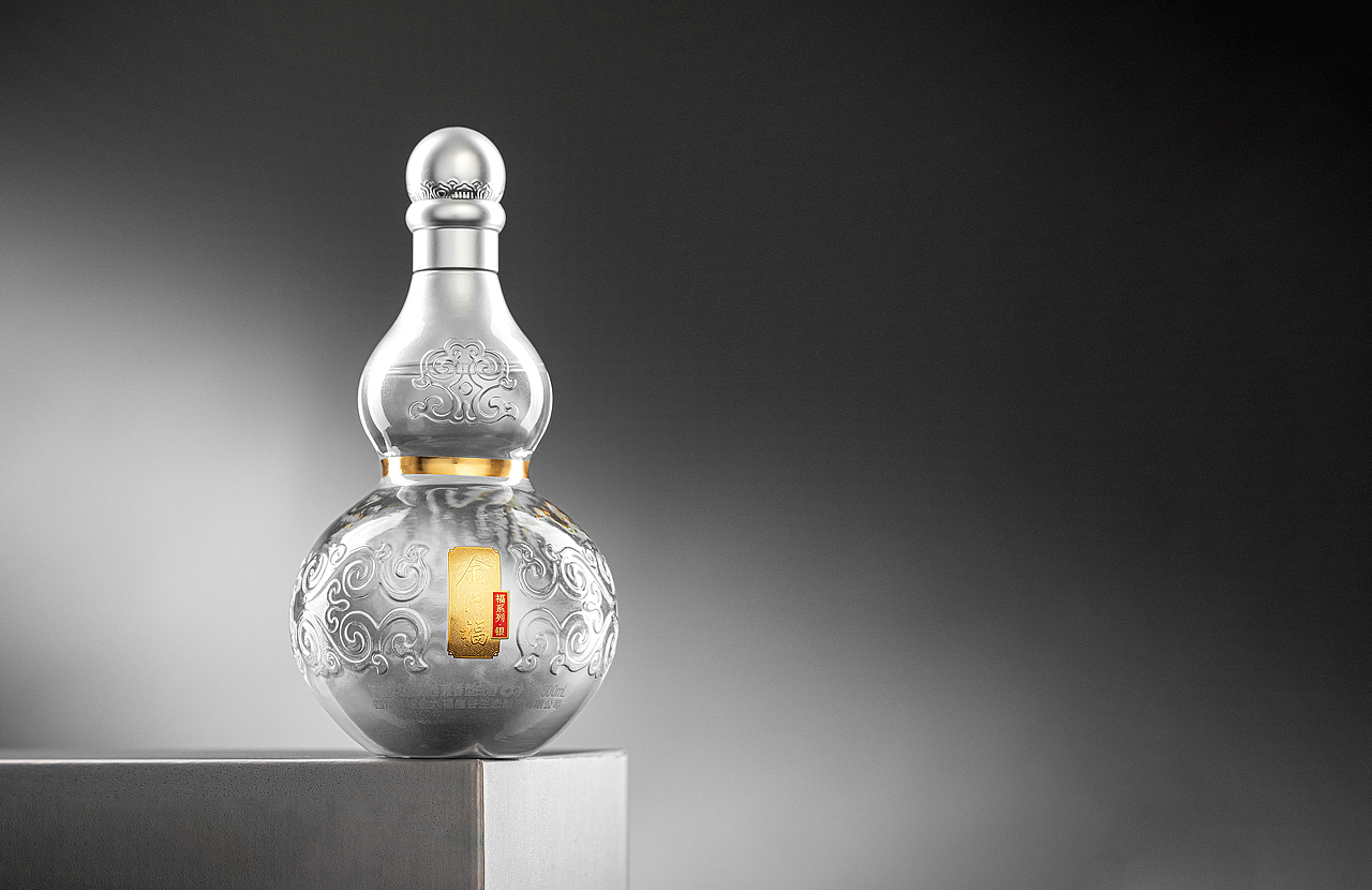 白酒拍摄-白酒摄影-产品拍摄-金六福-银福