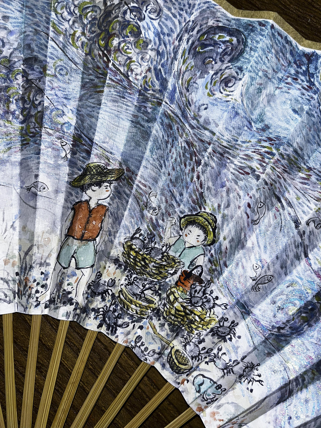 一把小扇（图ZMzcxMDU1OTUy） - 绘画 - 站酷设计师甲辰小夏原创素材 - 站酷ZCOOL