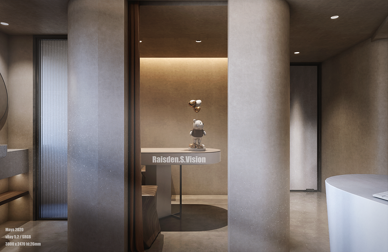 侘寂风美容店空间设计（图ZMzI5MDMxNTUy） - 建筑/空间 - 站酷设计师RaidenS高光艺设原创素材 - 站酷ZCOOL