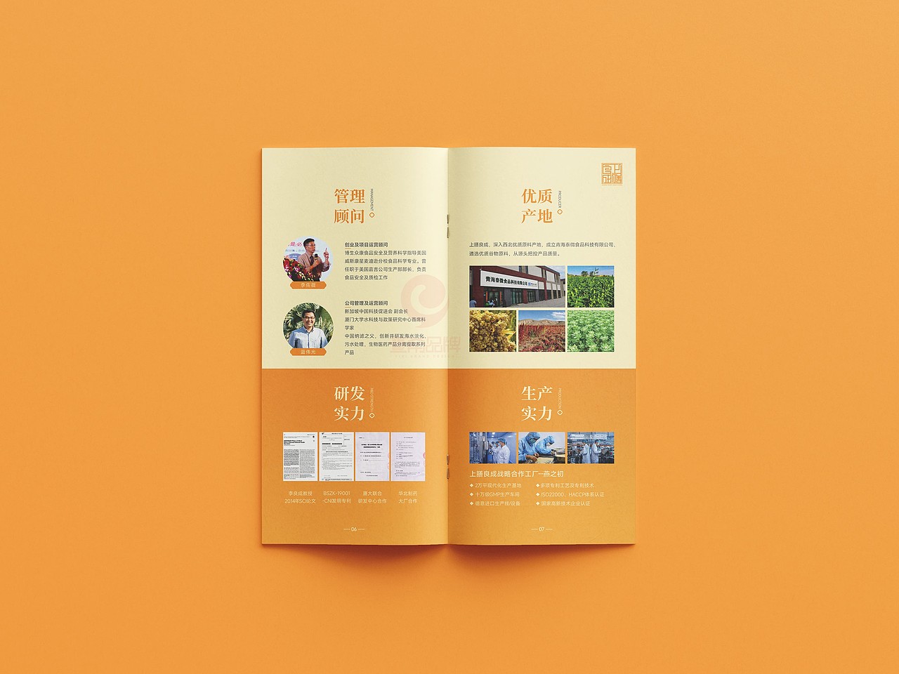 一希品牌设计--五谷杂粮食品画册宣传册设计