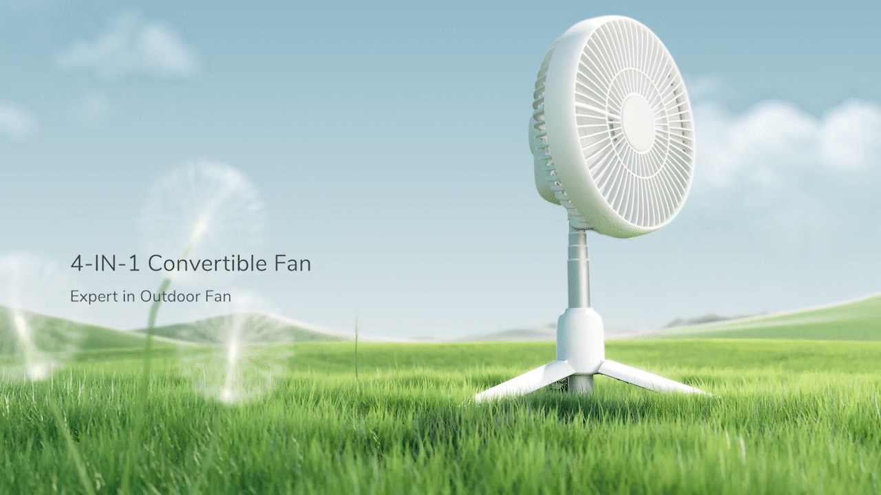 【产品动画】JISULIFE FA37便携式风扇视频