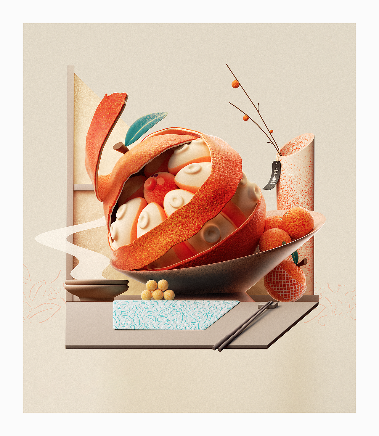 [士气集团] Fooooooood（图ZMzYwNTM4NjI0） - 其他三维 - 站酷设计师庞阿P原创素材 - 站酷ZCOOL