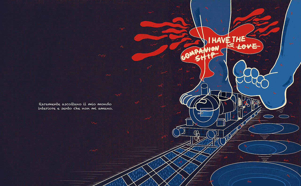 我是LUNA｜一本为抑郁症患者设计的治疗绘本（图ZMzExMjI4NzI4） - 绘本 - 站酷设计师LunaLiuhang原创素材 - 站酷ZCOOL