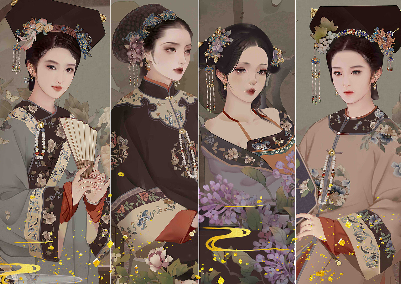 四月作品清风合集（图ZMzAxNDI4MDEy） - 艺术插画 - 站酷设计师不二意先生原创素材 - 站酷ZCOOL