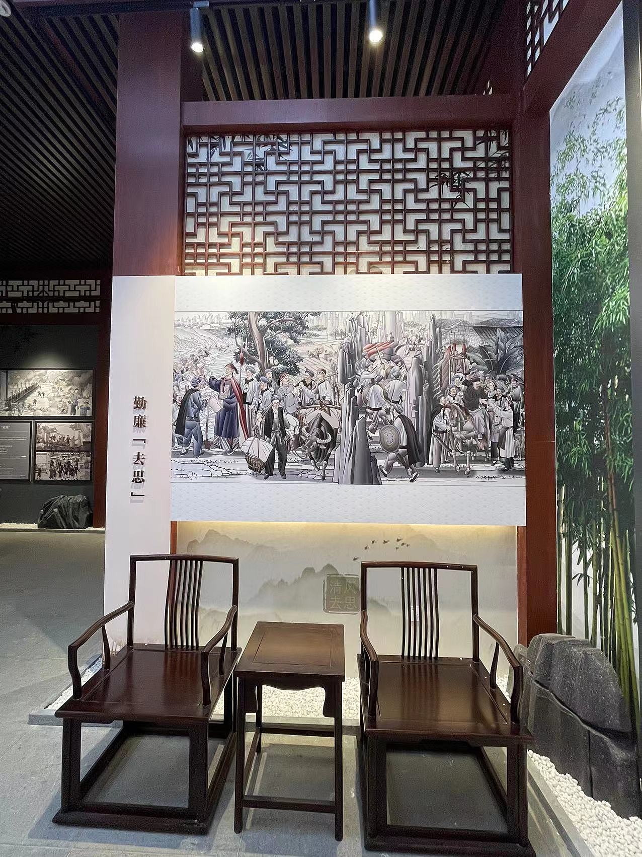 石林历史博物馆背景画~层板画~景箱画~国画~工笔人物画（图ZMzM1NTU0Mjg4） - 艺术插画 - 站酷设计师杨越绘画原创素材 - 站酷ZCOOL