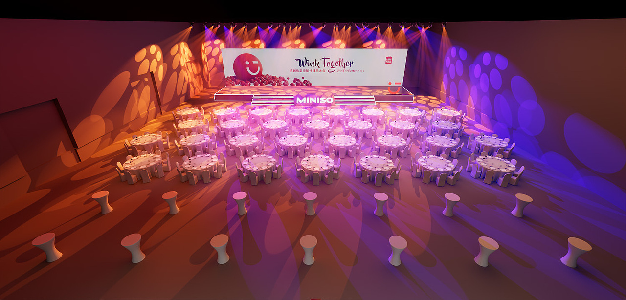 2023名创优品全球供应商大会（图ZMzUxMTQ4MDYw） - 场景 - 站酷设计师野龙原创素材 - 站酷ZCOOL