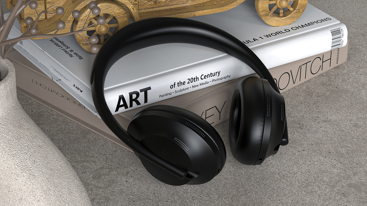 一组耳机渲染练习