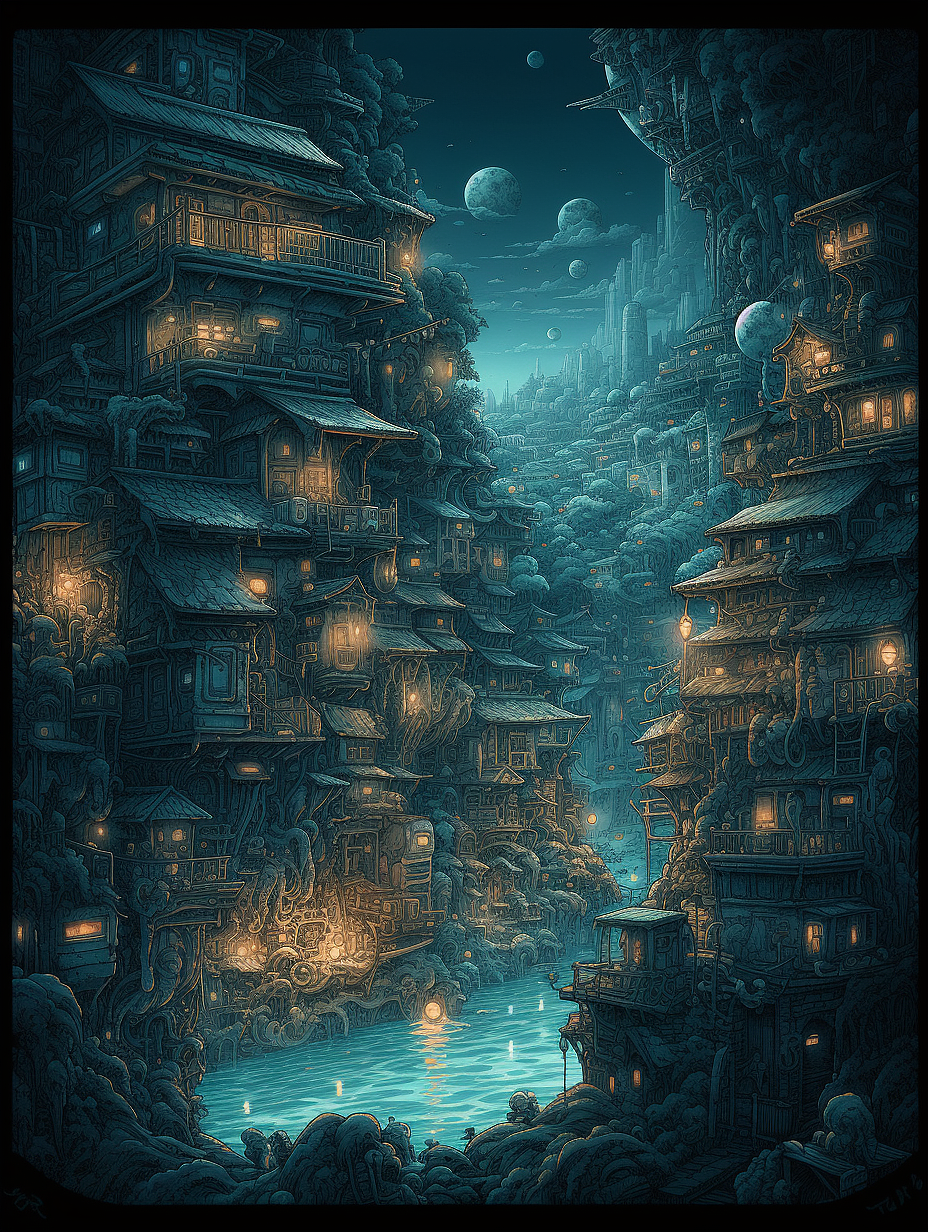 变幻的海底城市