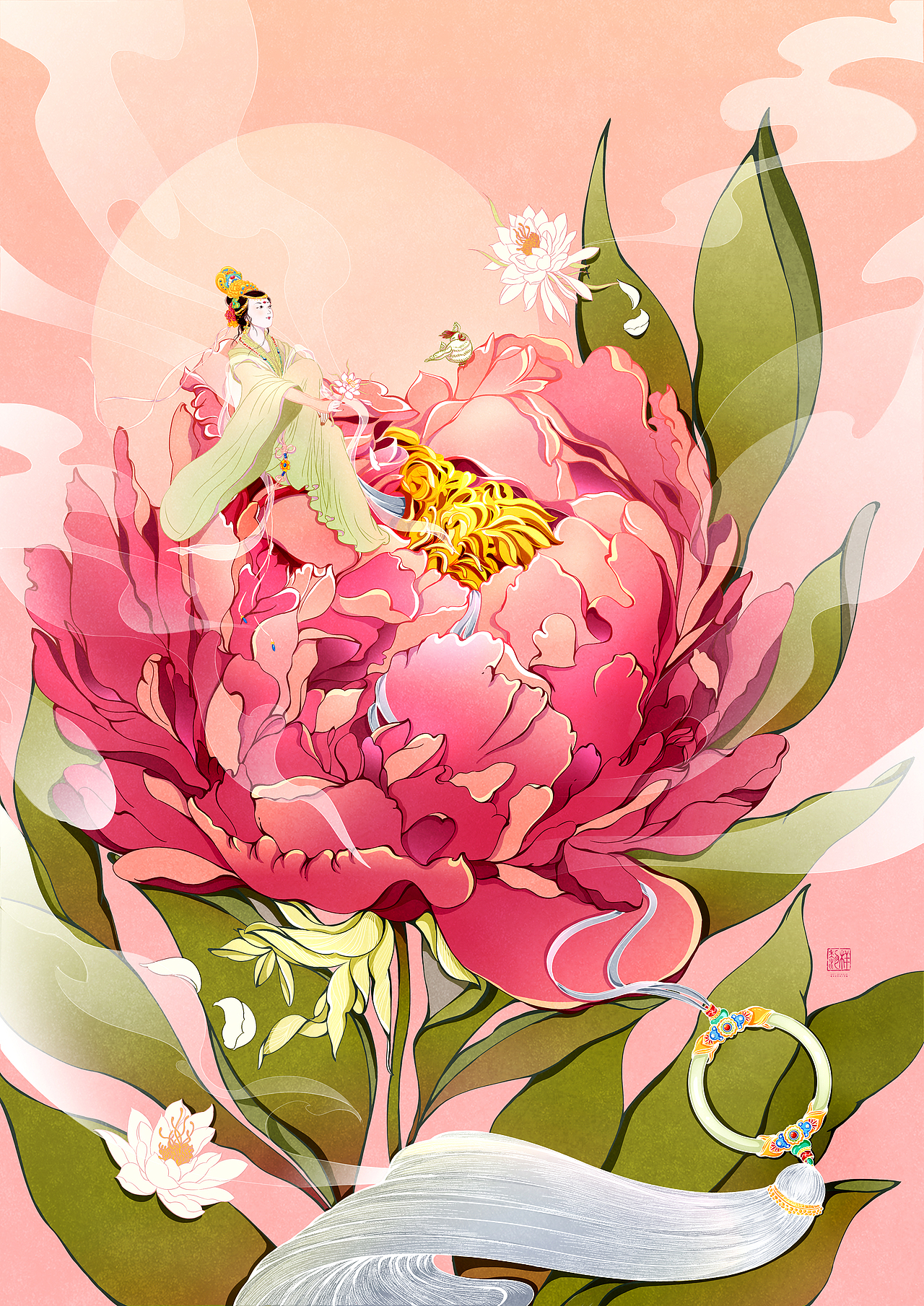 《长相思》——唯美国风插画之商业应用二