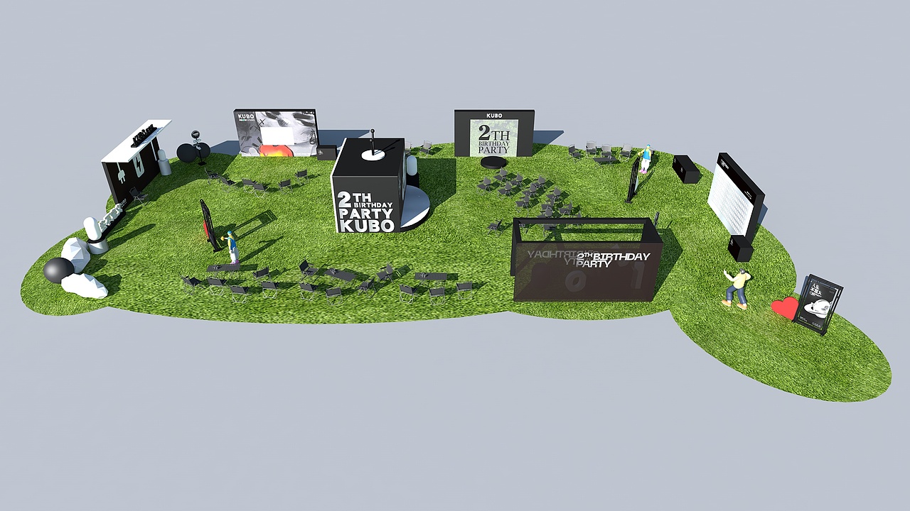 KUBO线下生日会策划设计（图ZMzQwNzA0NTY4） - 建筑/空间 - 站酷设计师启山创意原创素材 - 站酷ZCOOL