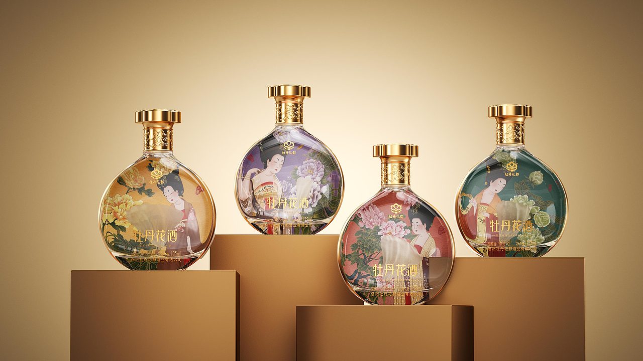 九和创意 | 牡丹花酒