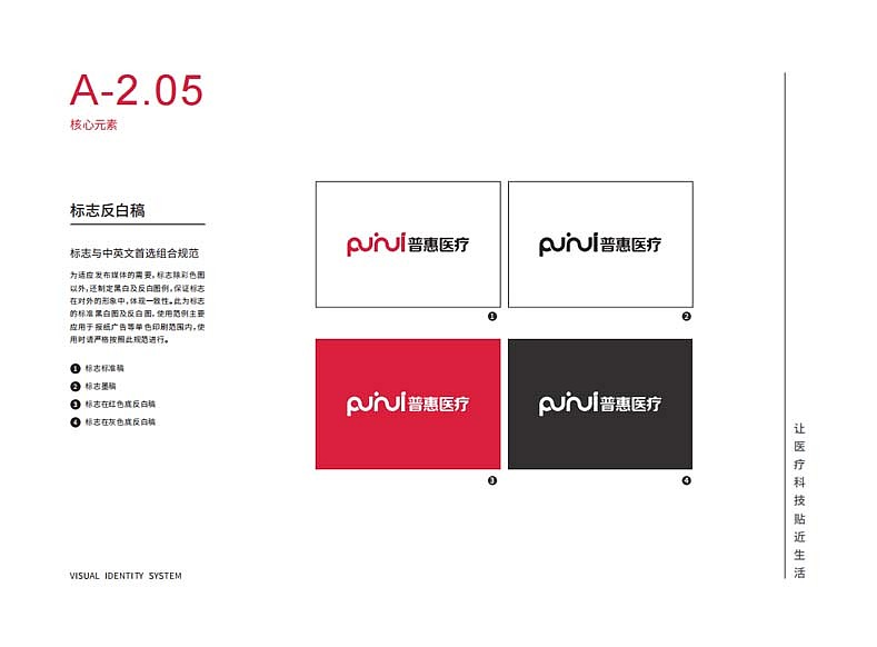 VI品牌设计丨普惠医疗(原创)