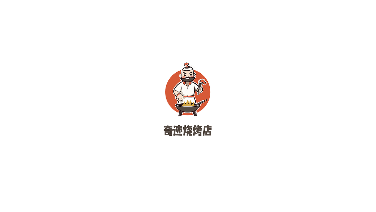使用Midjourney设计的一些餐饮类logo