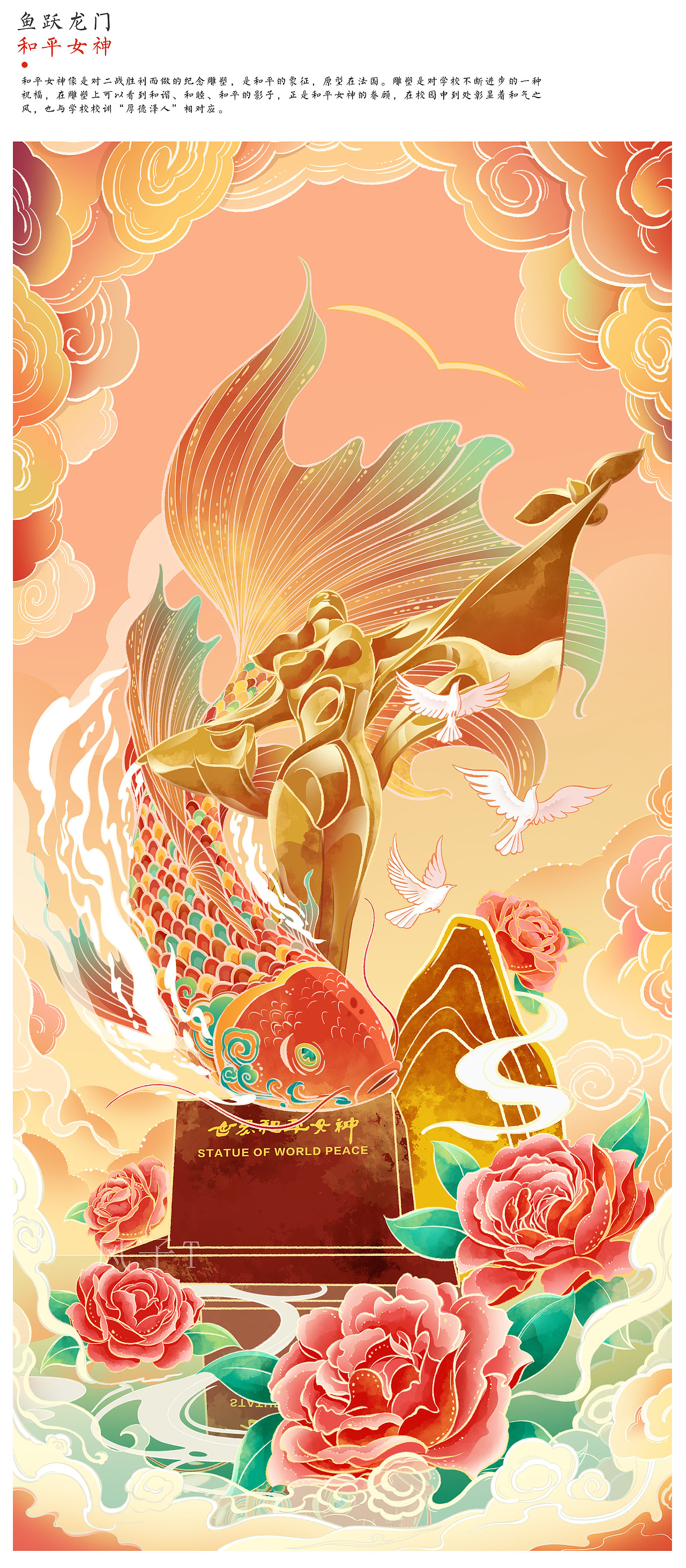 毕业设计2——【鱼跃龙门/前程似锦】（图ZMzAxOTI5OTgw） - 商业插画 - 站酷设计师南峰_Feng原创素材 - 站酷ZCOOL