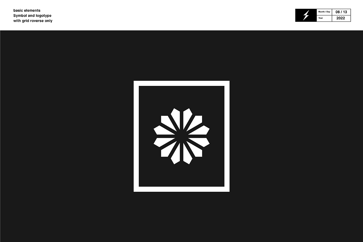 度量标准—圆形秩序标志图形设计logo