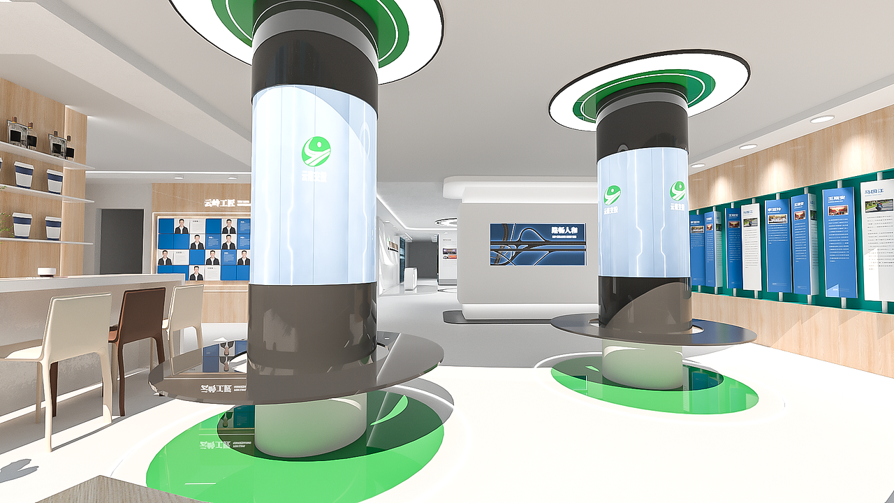 某企业工会展厅