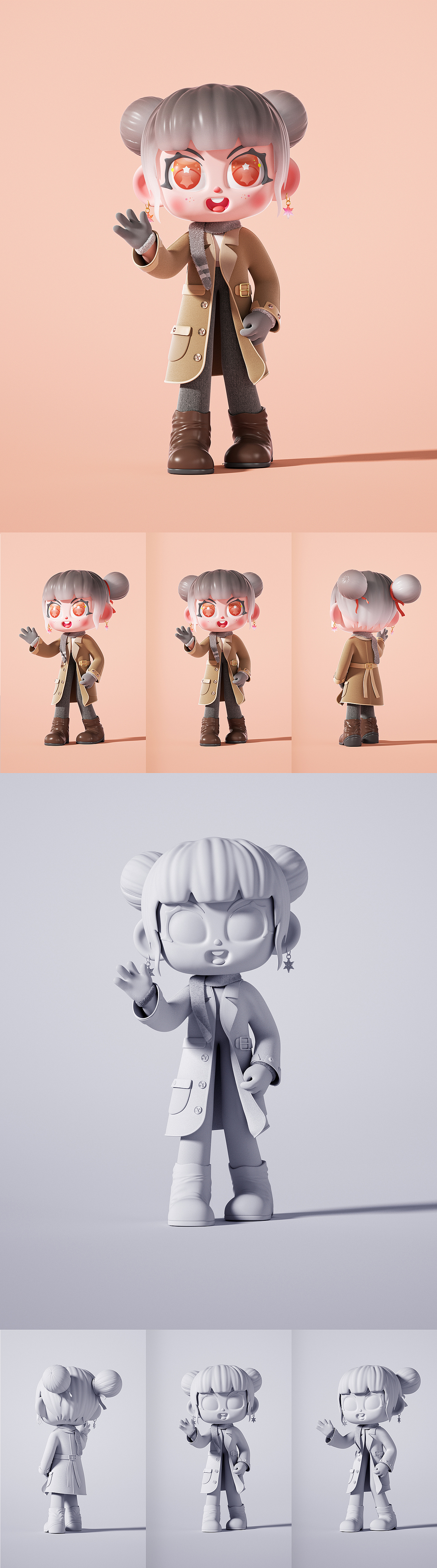 四季女孩/原创IP（图ZMzE4MTI1NTA4） - 人物/生物 - 站酷设计师Big猛原创素材 - 站酷ZCOOL