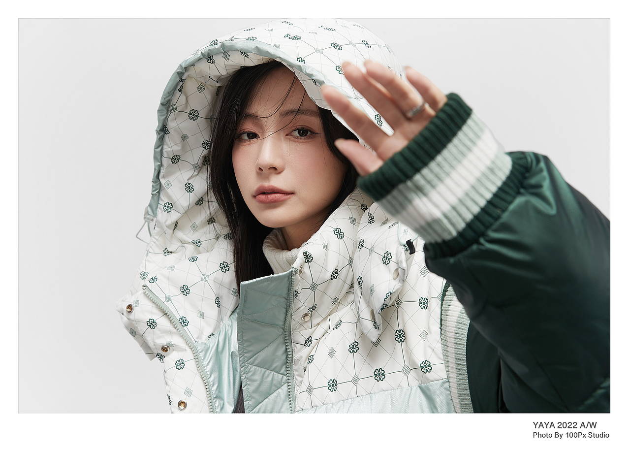 羽绒服拍摄｜YAYA羽绒服2022A/W 设计师联名系列（图ZMzE5NDEyMDQ4） - 人像摄影 - 站酷设计师WaiTinG0417原创素材 - 站酷ZCOOL