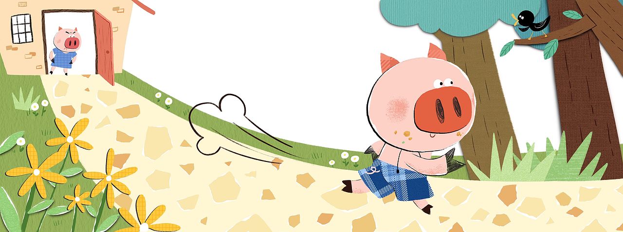 小猪拼贴绘本(已出版)