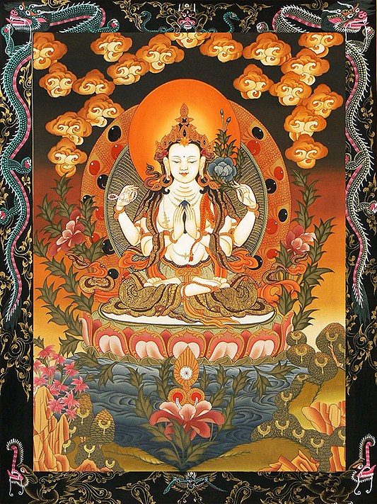 唐卡系列-菩萨二