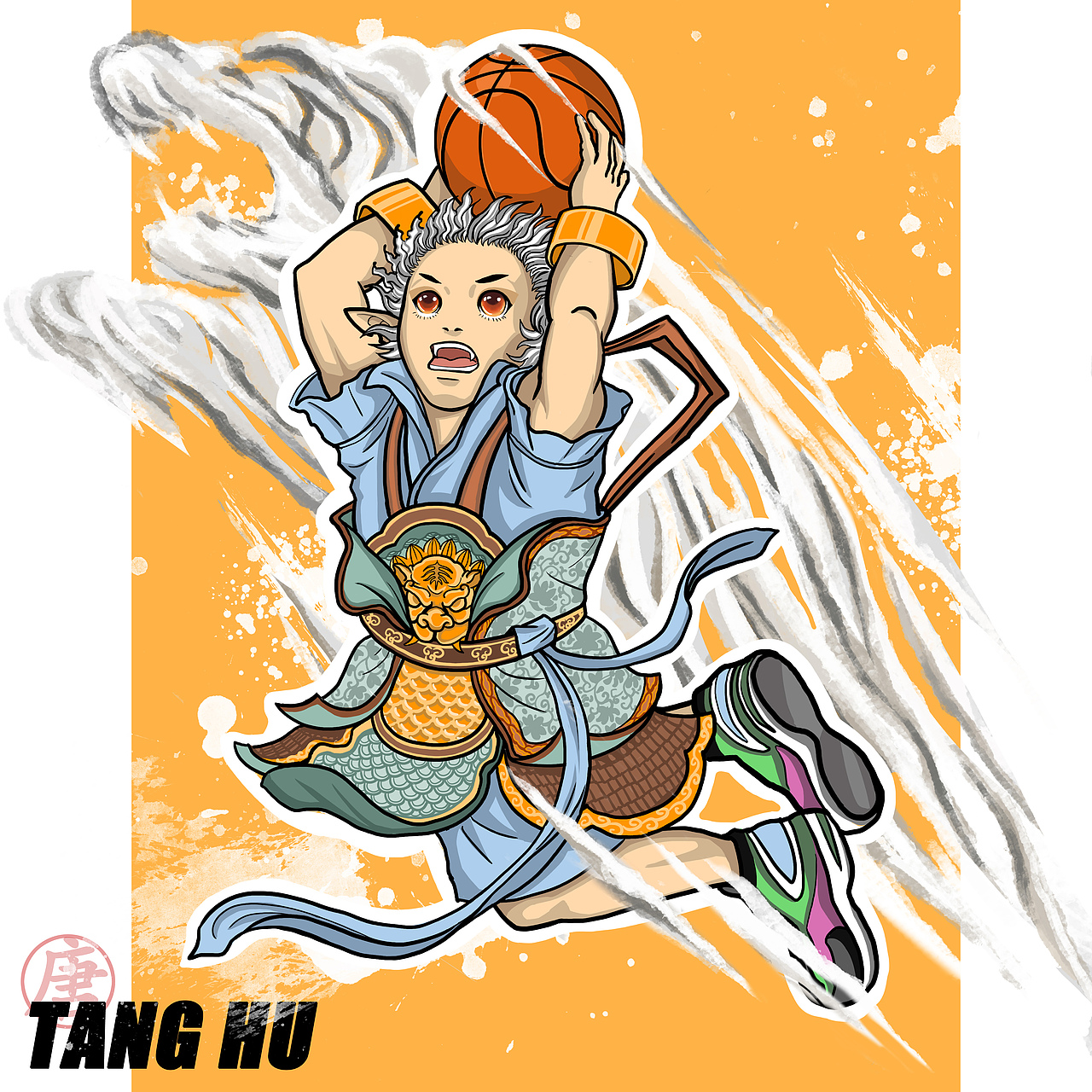 国潮街球人物角色设计（图ZMzU4Nzk5NjA4） - 游戏原画 - 站酷设计师ARCHKEVIN原创素材 - 站酷ZCOOL