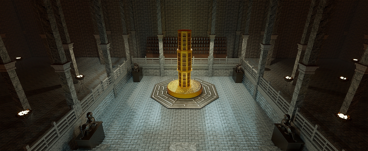 一个地宫的场景图