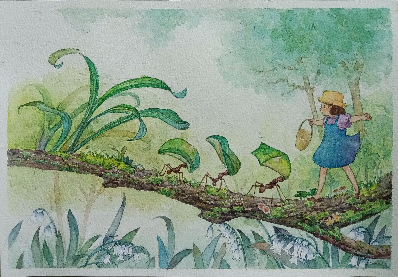 秋天的野外采集（图ZMzIzNzgxNzA4） - 儿童插画 - 站酷设计师冉小稳原创素材 - 站酷ZCOOL