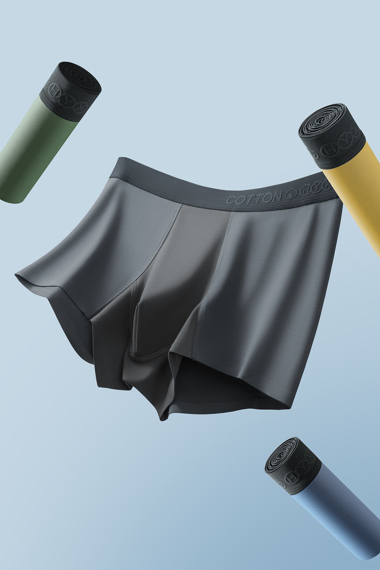 男士内裤摄影丨 男士内衣静物平铺拍摄