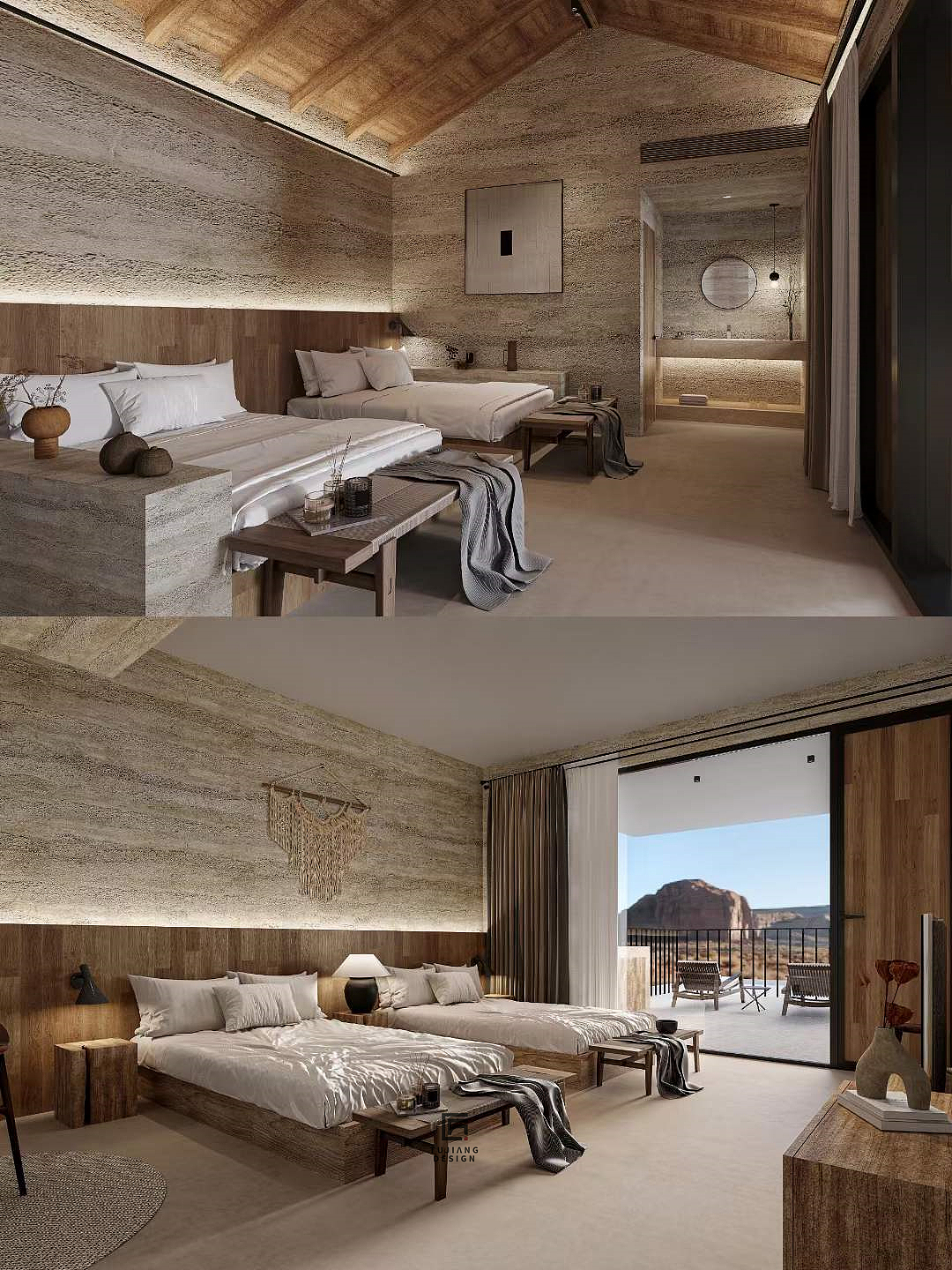 工装民宿设计案例丨宁静惬意的避世之所（图ZMzY1NzMyNzMy） - 酒店餐饮设计 - 站酷设计师爱设计的初初吖原创素材 - 站酷ZCOOL